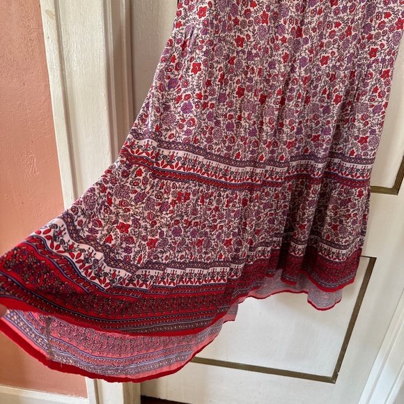 Knox Rose Boho Floral Maxi Skirt - Picture 4 of 4